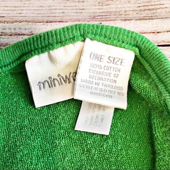 Miniwear My 1st St Patrick’s Day Green Shamrock Bib - Picture 3 of 6